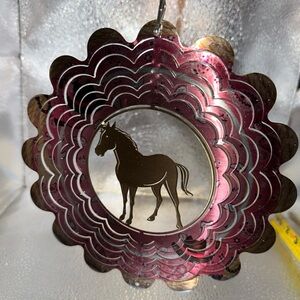 Iron Stop Bronze Colored Horse
Wind Spinner - Circle 8"